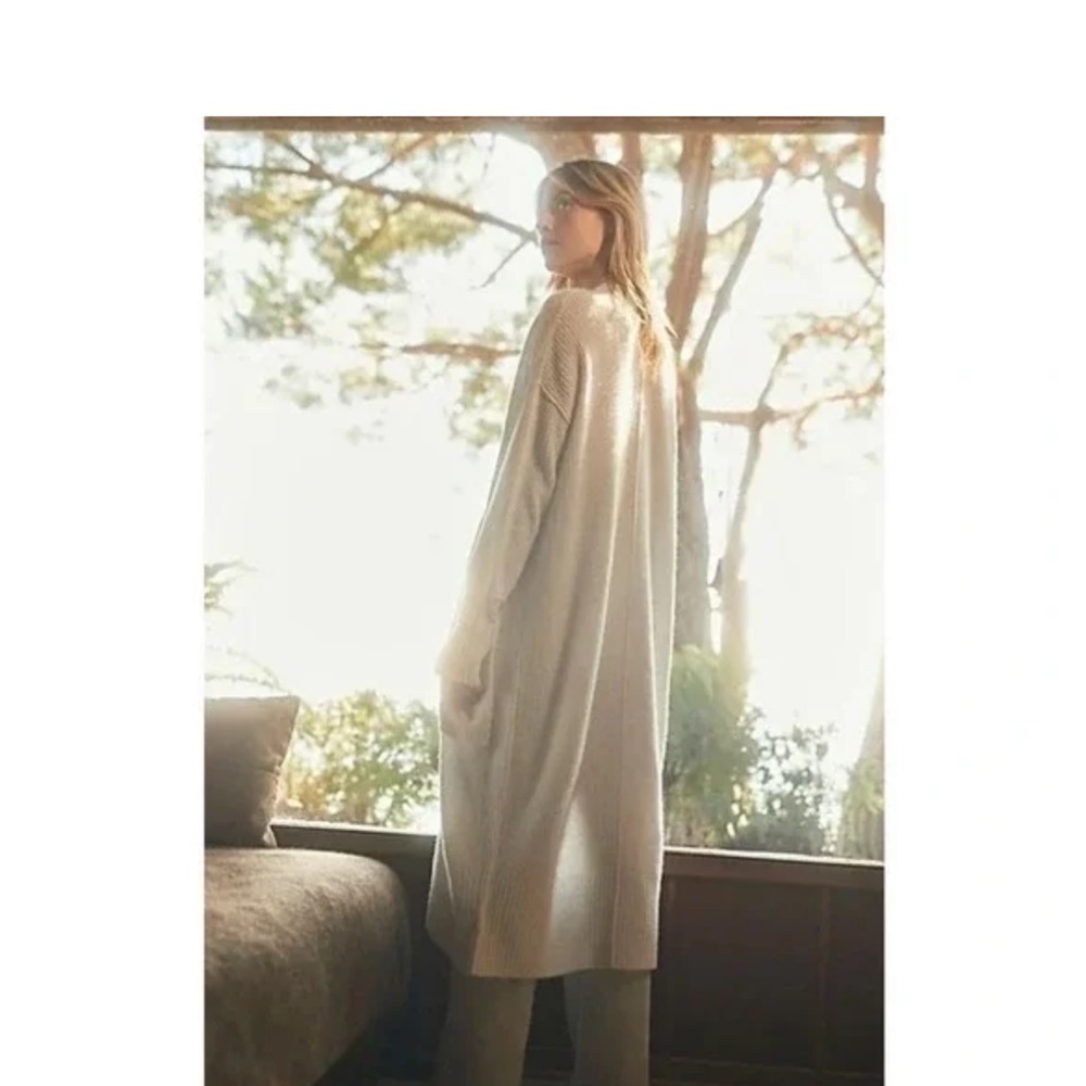Free People Bb Maxi Cardigan and Pants Set S Stone NWT